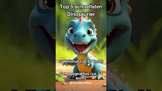 Top 5 schnellsten Dinosaurier KinderHitsTV [upl. by Witt]