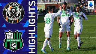 Venezia 14 Sassuolo  Berardi shines in emphatic Sassuolo win  Serie A 202122 [upl. by Aliban]