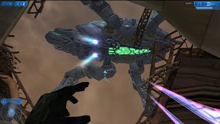 Halo 2 part 2 No scarab gun for Odig [upl. by Eimmas]