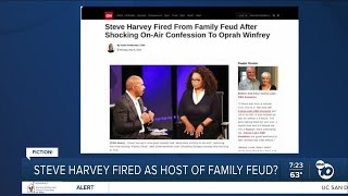 Fact or Fiction Steve Harvy fired as host of Family Feud [upl. by Johny475]