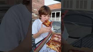 Jets pizza cheese pull test [upl. by Abramo]