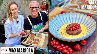 TORTA CAPRESE AL CIOCCOLATO e Crema Inglese  Ricetta di Giulia e Chef MaxMariola [upl. by Eltsyek46]