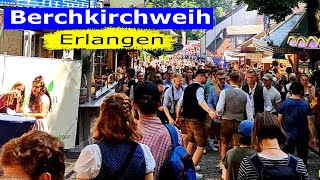 Bergkirchweih Erlangen Eine unvergessliche Walking Tour durch Biergärten und fröhliche Atmosphäre [upl. by Nyrrat]