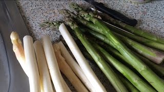 Grüner Spargel Garzeit und Zubereitung [upl. by Hoehne]