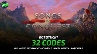 SONGS OF CONQUEST Cheats Add Gold Disable Fog of War Unlimited Moves   Trainer by PLITCH [upl. by Herates]