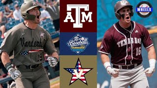 10 Texas AampM vs 4 Vanderbilt  SEC Championship Game  2023 College Baseball Highlights [upl. by Alegnatal]