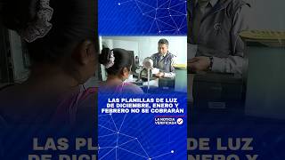 Las planillas de luz de diciembre enero y febrero no se cobrarán  La Noticia Verificada ✅ [upl. by Aridatha]