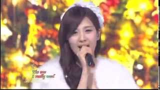 SuzyampSeohyunampHyorin  All I want for christmas is you SBS Inkigayo 인기가요 20111225 [upl. by Menell959]