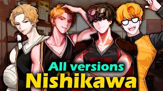 The Spike Nishikawa All versions All Characteristics Volleyball 3x3 [upl. by Courtney]