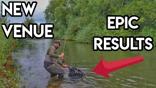 Exploring New Water  AMAZING UK River Fly Fishing For Trout amp Grayling [upl. by Georgi]