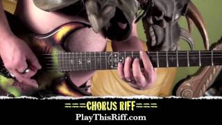 GWAR guitar lesson for PlayThisRiffcom [upl. by Ah]