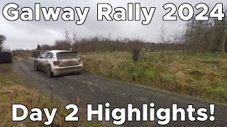 Galway International Rally 2024 Highlights  Day 2 [upl. by Nylac969]