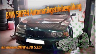 Automatikgetriebeölwechsel ZF 5HP24 nach über 200000 km BMW E39 535i Tutorial [upl. by Hcirteid]