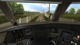 Electro Island 30 TGV Thalys PBA cab Ride to Hazima TGV [upl. by Ehsrop]