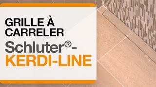 Comment installer la grille à carreler Schluter®KERDILINE [upl. by Aieken]