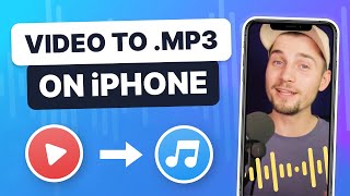 How to Convert Video to MP3 on iPhone for FREE 📱 [upl. by Ahsier]