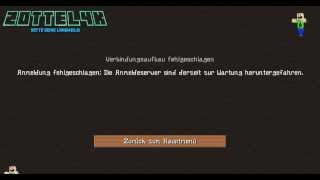 Anmelde Fehler Minecraft Lösung [upl. by Dolhenty]