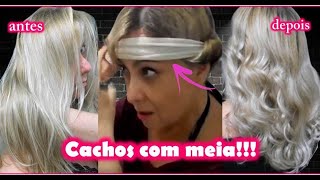 📌COMO FAZER CACHOS NO CABELO SEM FONTE DE CALOR [upl. by Ycak]