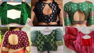 New brocade blouse designsLatest blouse back neck designBeautiful blouse designblouse [upl. by Manthei]