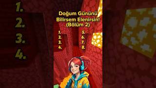 Doğum Gününü Bilirsem Elenirsin ❌ Bölüm 2 [upl. by Philcox]