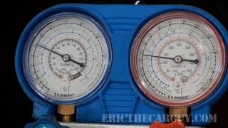 How To Recharge an AC System  EricTheCarGuy [upl. by Ecnahc382]