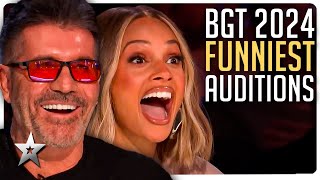 FUNNIEST Auditions from Britains Got Talent 2024 [upl. by Dunham]