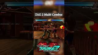 Tekken Tag 2 Multi Combos shorts fightinggames tekken [upl. by Akemaj]