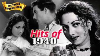 1948 Bollywood Superhit Songs Video पुराने ज़माने के हिट गाने  Popular Hindi Songs [upl. by Rorie]