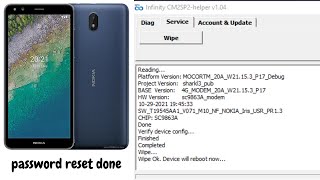 Nokia C01 Plus TA1383 password remove done easy method with infinity CM2SP2helper [upl. by Ybsorc]