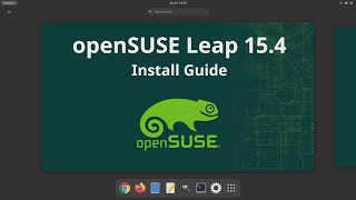 openSUSE Leap 154 Install Guide USB Media Creation Multiboot GNOME 41 Quick Tour [upl. by Ieppet877]