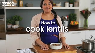 How to Cook Lentils  Tesco [upl. by Irual154]