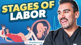 Stages of Labor Nursing  Maternity 4 Stages and their Phases Memory Tricks [upl. by Akinat]