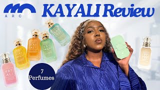 KAYALI PERFUME UNBOXING AND REVIEW  7 perfumes 🩷 [upl. by Ikiv]