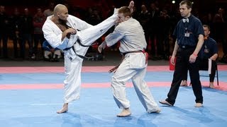 International Kyokushin Challenge  Audric DROGOUL France Vs Alejandro NAVARRO Espagne [upl. by Ahtelra661]