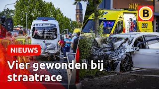 FLINKE RAVAGE door ongeluk STRAATRACE  Omroep Brabant [upl. by Sinnard]