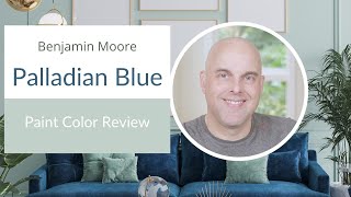 Benjamin Moore Palladian Blue Paint Color Review [upl. by Tomasz]