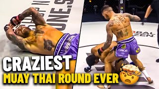 5 KNOCKDOWNS IN 1 ROUND 🤯 Liam Harrison vs Muangthai Was INSANE [upl. by Sellma916]