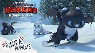 Story of the Dragons 🐉🎄 How To Train Your Dragon Homecoming  Extended Preview   Mega Moments [upl. by Arnelle]