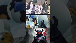 Demon lord saved girl  demon retry  animeedit otaku [upl. by Llerret566]