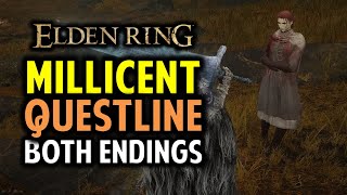 Millicent Full Questline Walkthrough  Both Endings Challenge or Assist Millicent  Elden Ring [upl. by Damal981]