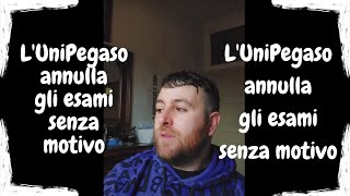 LUniPegaso annulla gli esami senza motivo pegaso linguisticauniversità esami [upl. by Balf]