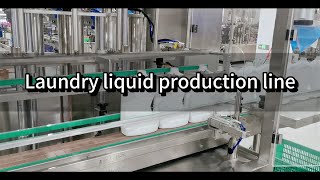 Laundry liquid production line [upl. by Einaffyt545]