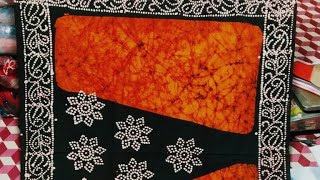 Cotton Hand Batik Chador [upl. by Aletse]