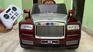 RC RollsRoyce Car Unboxing amp Testing  The Power Wheels Ride on RollsRoyce Car  Shamshad Maker🔥🔥 [upl. by Itsim]