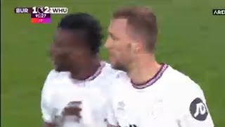 Tomas Souxek Goal Burnley vs West Ham 12  All Goals and Extended Highlights [upl. by Elletsirk]