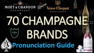 Classy Pronunciation  Famous Champagne Brands [upl. by Huskey]