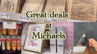 Shopping at Michaels 🇨🇦 great finds for arts and crafts [upl. by Dorren]