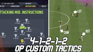 FIFA 22 META FORMATION 41212 CUSTOM TACTICS AFTER PATCH Best Instructions amp Custom Tactics [upl. by Bolan220]