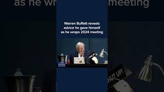 Warren Buffett reveals advice he gave himself as he wraps the 2024 meeting [upl. by Petrina]