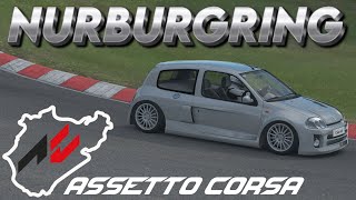 How fast can CLIO V6 lap the Nurburgring Nordschleife 3rd person [upl. by Ridglee]